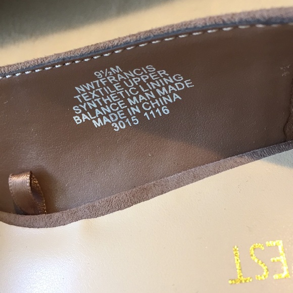 ❌ SOLD 🛍Nine W. tan suede pumps - Picture 7 of 8